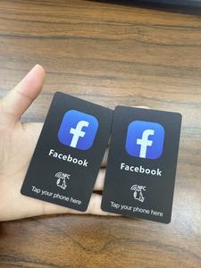 Scheda di revisione Google Nfc con supporto in plastica con <span class=keywords><strong>codice</strong></span> Social Media programmabile con stampa personalizzata - Product Image 3