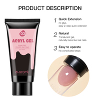 Gel de construction dur en gros sous marque privée, Polygel liquide, Gel de sculpture 3D pour ongles, Fourniture en vrac, Nouveau