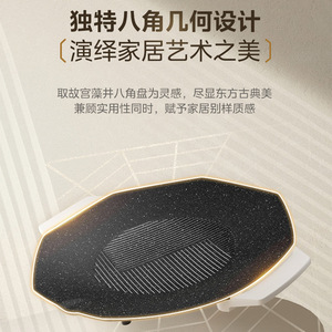 Grill électrique Midea 1400W, plaque de cuisson intérieure sans fumée, antiadhésive, en acier inoxydable, pour la cuisson de la viande - Product Image 3