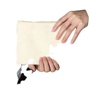 Pochette de voyage portable en toile de coton réutilisable pas chère Grice pour cosmétiques et crayons, avec logo personnalisé - Product Image 6