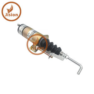 Válvula solenoide de corte de combustible para maquinaria de construcción, solenoide de parada 1502-12C3U1B1S1 36607197 12V - Product Image 2