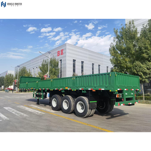 Semi-remorque de fret de 40 tonnes avec côtés rabattables, 3 essieux, pour le transport de marchandises, à <span class=keywords><strong>vendre</strong></span> - Product Image 4
