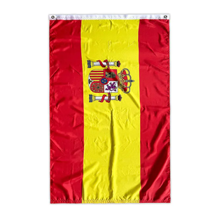 Venta al por mayor 100% poliéster 3x5ft Stock ES España bandera - Product Image 4