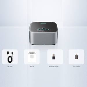 पोर्टेबल वायरलेस कॉन्फ्रेंस ऑडियो सिस्टम लंबे समय तक चलने वाले शोर में कमी माइक्रोफोन और स्पीकरफोन - Product Image 5