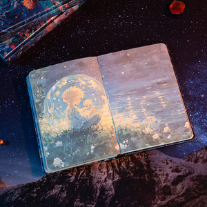 Cuaderno de Tapa Dura con Pintura al Óleo del <span class=keywords><strong>Principito</strong></span>, Personalizado OEM ODM, Venta al Por Mayor, Libreta para Oficina, Escuela, Regalo - Product Image 5
