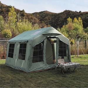 Tente pneumatique gonflable imperméable et résistante à la pluie en tissu Oxford, montage automatique, 3,6x3,6m <span class=keywords><strong>pour</strong></span> la plage, le <span class=keywords><strong>camping</strong></span>, quatre saisons - Product Image 2