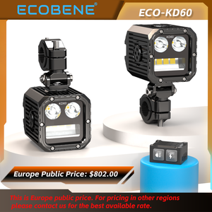 150W moto phares externes sans fil télécommande rétro-éclairage interrupteur Kits conduite LED lumière auxiliaire pour moto - Product Image 2