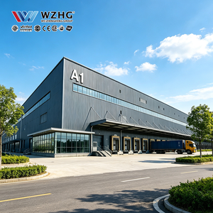Entrepôt préfabriqué en structure métallique pour grands projets de stockage commercial - Product Image 1