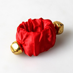 Set Festival Merah Kustom Kerah Pesta Meriah Kalung Hewan Peliharaan Kucing Mewah Natal & Tali Kekang - Product Image 5