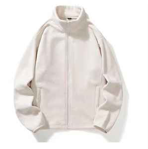 2024 High Quality Wholesale Thick Zip Men Winter <strong>Jackets</strong> Custom Men Outdoor <strong>Grey</strong> Soft Shell <strong>Jackets</strong> <strong>Fleece</strong> <strong>Jacket</strong> Without Hood - Product Image 6