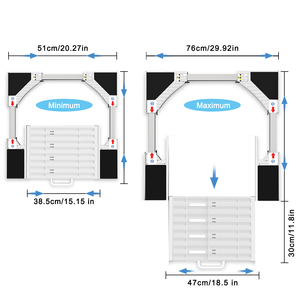 Kit de Apilamiento de Alta Calidad para Lavadora y Secadora de 29 Pulgadas con Estante para Lavadora y Secadora, Kit de Apilamiento Ajustable - Product Image 4