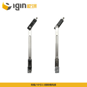 Par de bisagras ajustables de 180 grados de acero inoxidable estilo europeo para puerta y ventana - Product Image 4