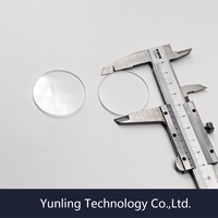 Plaque de verre de quartz trempé, disque OEM personnalisé, utilisation industrielle, résistance aux hautes températures, substrat