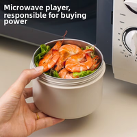 304 acier inoxydable réutilisable isolé chauffé boîte à déjeuner pique-nique Bento flacon alimentaire étanche cuisine boîtes en métal pour repas portables
