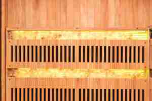Diseño moderno infrarrojo lejano gimnasio <span class=keywords><strong>Toga</strong></span> Sauna habitación OEM personalizable madera maciza cicuta con fábrica SAA FSC EMC calefacción eléctrica - Product Image 4