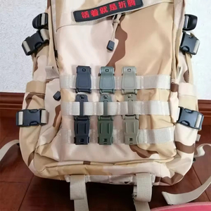 กระเป๋าตั้งแคมป์กระเป๋าเป้สะพายหลังหัวเข็มขัดคลิปสายรัดกลางแจ้งอุปกรณ์การตั้งแคมป์ยุทธวิธีเครื่องมือกระเป๋าเป้สะพายหลังคลิปหนีบหัวเข็มขัดยึด - Product Image 5