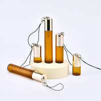 Vente en gros de flacons roll-on en verre transparent ou ambré pour parfum, vides, de 1 ml, 2 ml, 3 ml, 5 ml, 10 ml, avec cordon.