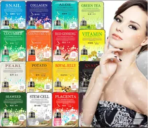 MALIE_MADE In KOREA_Cheap Obm Facial Sheet Packs Van De Factory_20ml Soort Vel Facial Pack_16kinds Diverse Geuren