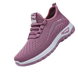 Nuove <span class=keywords><strong>scarpe</strong></span> sportive transfrontaliere da donna di <span class=keywords><strong>grandi</strong></span> dimensioni con tessuto a mosca in Mesh traspirante <span class=keywords><strong>scarpe</strong></span> Casual estive Casual da donna all'ingrosso - Product Image 1