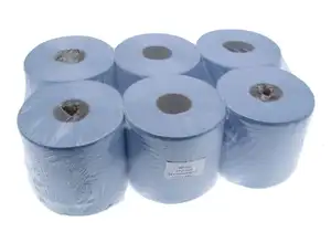 Di pulizia usa e getta 20 gsm jumbo blu rotolo di carta