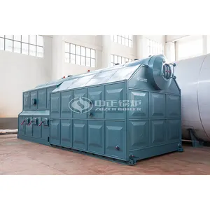 20t/h Dzl Biomass pellets rice husks wood chips Burning Biomass Industrial Steam Boiler Feed Uniform Combustion Sufficient