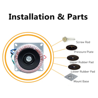 Transformador de Potencia de Alta Calidad para Amplificadores de Audio, Topología Flyback, Estructura de Bobina Toroidal Monofásica, 130W
