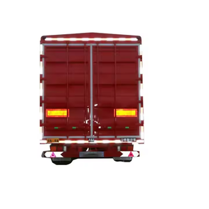 Superventas: Semirremolque de plataforma con vallas de 3 o 4 ejes y 60T para camión de carga, en venta - Product Image 3