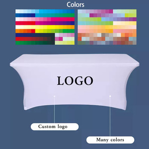 4ft 5ft 6ft 8ft tùy chỉnh in căng bảng Bìa được trang bị Logo triển lãm thương mại gian hàng Khăn trải bàn Spandex Bảng ném - Product Image 5