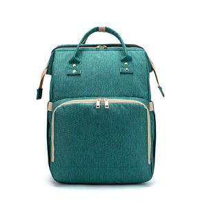 Mochila Pañalera Plegable DB1001 de Alta Calidad, Impermeable, de Poliéster Heather, 30-40L, con Función de Cama Multifuncional - Product Image 4