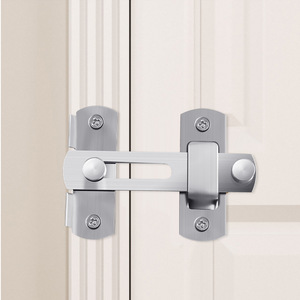 Loquet de porte en acier inoxydable à 90 degrés, mini-serrure pour porte de grange ou cage pour animaux - Product Image 1