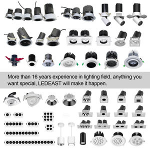 LEDEAST GAJ-121212 12W*3 COB 3 projecteurs encastrés rectangulaires à angle réglable, spots LED de plafond - Product Image 6