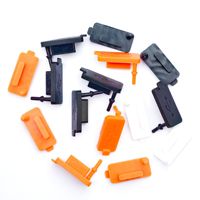 Prise USB en silicone, prise femelle USB-A, étanche, anti-poussière, cache-poussière pour port de décharge, modèle ZD-156, couleurs noir/orange