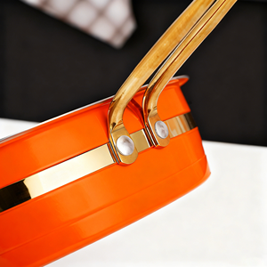 Sang trọng năm mảnh thép không gỉ Cookware Set, thiết kế cổ điển, Chất lượng cao với nắp thích hợp cho chiên và đun sôi - Product Image 3