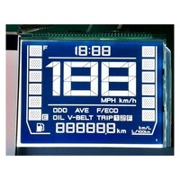 Layar LCD Digital Speedometer Pabrik Produsen untuk Speedometer Click 125I 150i Layar Tampilan Digital