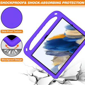 Antichoc EVA Kids Friendly Handle Stand Drop Proof Child Case pour <span class=keywords><strong>Samsung</strong></span> <span class=keywords><strong>Galaxy</strong></span> <span class=keywords><strong>Tab</strong></span> <span class=keywords><strong>A7</strong></span> Lite 8.7 "(2021) SM-T220 /SM-T225 - Product Image 3