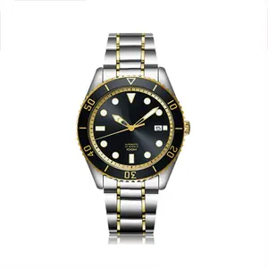 Mewah Penyelam Jam Tangan Pria Otomatis Mekanis Terlihat Backover 20atm Tahan Air Watch 316 Stainless Steel Jam Tangan