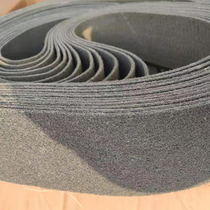 Nabi 2100x50 Non Woven Nylon Polishing <b>Belt</b> For Grinding Stainless Steel And Metal With Brown Corundum - Product Image 1