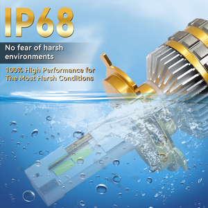 Phares LED de voiture H1 H7 9005 9006 880 881 3570 à puce, lampe de conduite étanche IP67 12V 140W 10000 Lumens 6000K, ajustement universel - Product Image 3