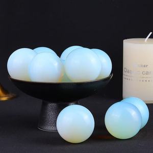 <span class=keywords><strong>Esfera</strong></span> de ópalo de cristal Natural piedra cruda pulida <span class=keywords><strong>cubo</strong></span> tallado a mano para decoración del hogar Idea de regalo de piedra energética para decoración de escritorio - Product Image 1