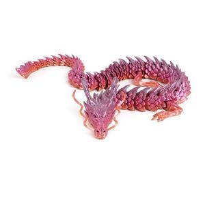 Jouets de dragon imprimés en 3D très demandés, dragon en cristal de soie coloré, acier inoxydable usiné CNC - Product Image 6