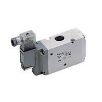 Vanne solénoïde VP542-5Y1-03FA, 3 canaux, solénoïde, interface G, débit maximal 2132L/min, série VP500 24V