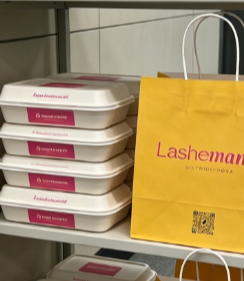 Sac de shopping de luxe personnalisé avec logo pour vêtements, en carton blanc, avec poignée en ruban, couleur personnalisée - Product Image 2