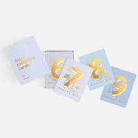 Tarjetas de Hitos para Bebés de un Día a un Año, Juego de Tarjetas de Hitos para Bebés de Papel para Mamás Modernas