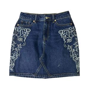 กระโปรงลูกปัดแฟชั่นสตรี ชุดสตรีขั้นต่ําขั้นต่ํา กระโปรงมินิเดนิมคุณภาพสูงสําหรับผู้หญิง - Product Image 1