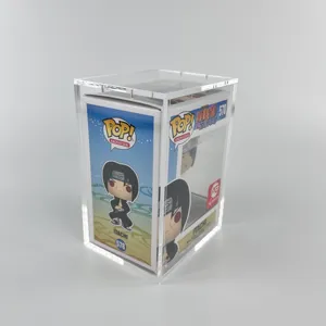 FUNKO POP 프로텍터 포켓몬 부스터 박스 도매 트레이딩 카드 게임을위한 맞춤형 아크릴 디스플레이 상자