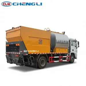 Vente directe usine Shacman Delong 4x2 Camion épandeur synchrone d'asphalte 6000L et de gravier 8000L à vendre - Product Image 5