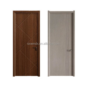 2025 nouveauté sculpté Design portes intérieures en bois portes de cave à <span class=keywords><strong>vin</strong></span> en bois avec porte d'armoires de cuisine en PVC pour la maison Villa maison - Product Image 6