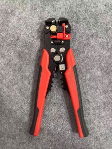 Industrial-Grade High-Carbon Steel Automatic <b>Wire</b> Stripper Pliers <b>Soft</b> Grip Plastic Handles Black Oxide Left-Handed Multifunctio - Product Image 4