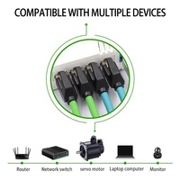 Liansu Linksup Kabel Lan, Kualitas Tinggi 0.5-90M Memilih atau Disesuaikan Panjang dan Warna RJ45 Industri Tembaga Standar