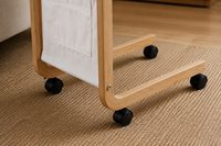 Table basse d'appoint en bois moderne et durable avec rangement, facile à assembler, mobile pour chambre, salon et usage hôtelier